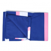 SMART - Ręcznik plażowy niebieski różowy 175x85