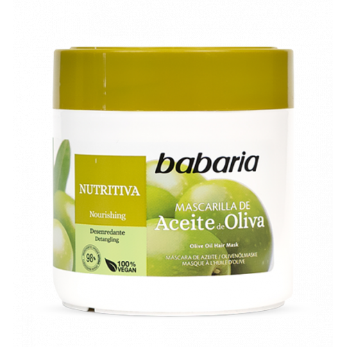 Babaria - Maska ułatwiająca rozczesywanie do każdego rodzaju włosów oliwa z oliwek 400ml